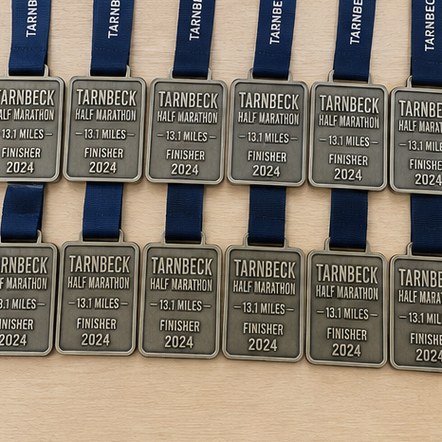 Customized race medals for marathons and road races
