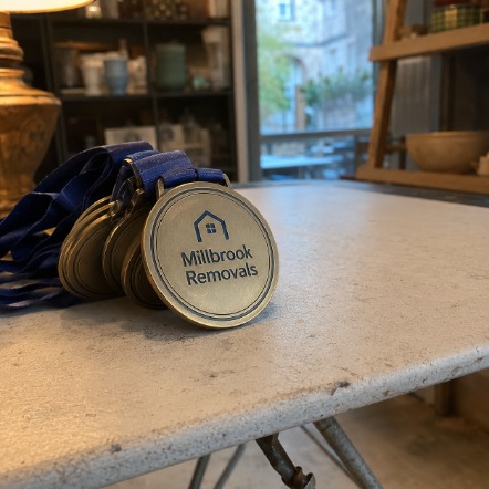 Race medals with logo printing